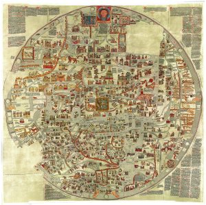 Ebstorfer mapa_1235_cartografía_teología_mar_cosmografía_mapas esféricos_edad media_history_naval