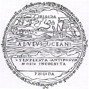 mapa de Macrobio ca s IX MARINOS ilustres cartografía cosmografía mapas